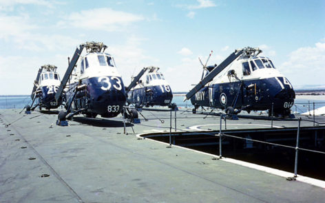 Westland wessex n7-216 one of wessex 4 helicopters including on hmas sydney to vietnam on the vaung tau ferry run-awm photo    | warbirds online
