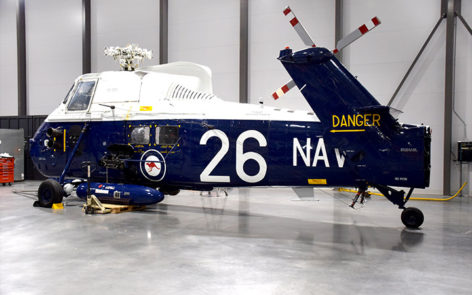 Westland Wessex N7-226 WA226 upon arrival at the AWM Treloar Centre Mitchell ACT