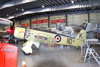 Hawker Sea Fury FB11 WG630 recently relocated to HARS Albion Park on display