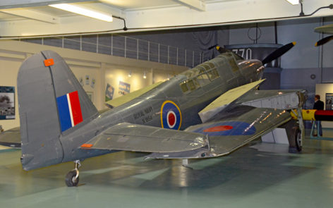 A fairey fulmar on display at faam 2014 - the inferior predecessor of the firefly    | warbirds online