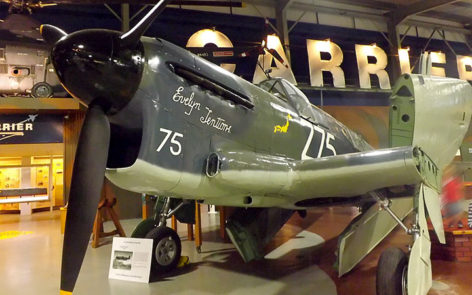 Fairey Firefly TT1 Z2033 displayed in WWII color scheme in Pacific Theatre camouflage-markings of Firefly DK431 No 1771 Squadron RN