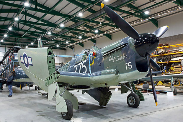 Fairey Firefly TT1 Z2033 during storage in 2006 at the FAAM Cobram Hall