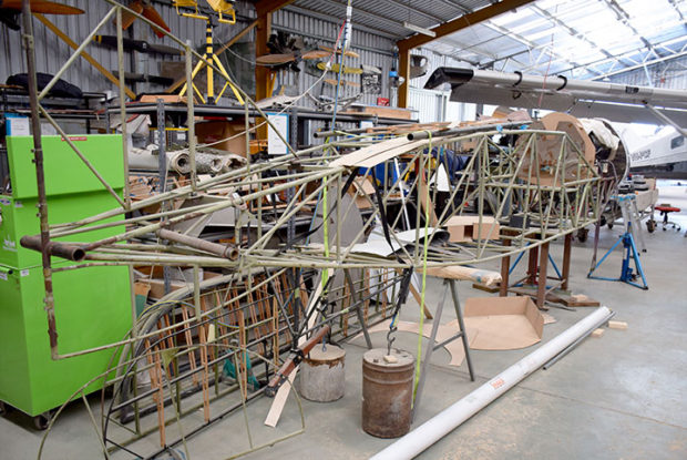 Bristol F2B Fighter fuselage reproduction for Phillip Cooper under restoration