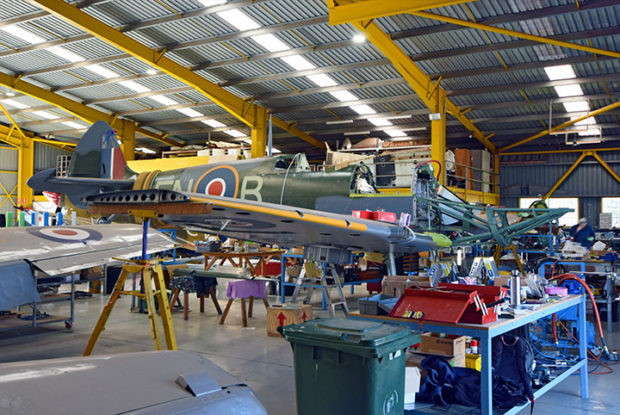 Vickers supermarine spitfire mk. Ix under final phases of restoration-scone nsw june 2020    | warbirds online