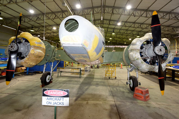 Avro Anson Mk 1 W2472 nose section ready for addition of systems and detail