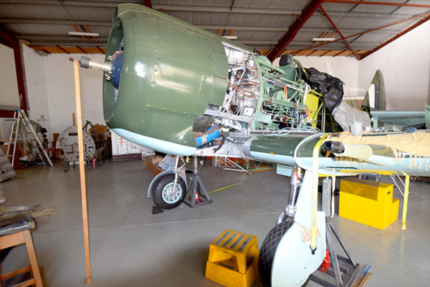 Cac ca-12 boomerang a46-54 forward fuselage nearing completion    | warbirds online