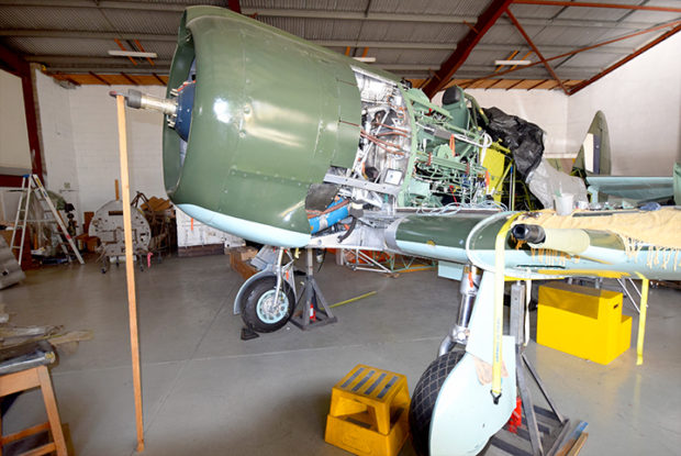 CAC CA-12 Boomerang A46-54 forward fuselage nearing completion