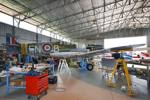 Supermarine spitfire mk ix mh603 restoration by vfr at scone nsw april 2021    | warbirds online