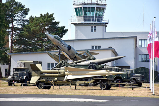 Missiles and support Radar equipment at Gatow Airfield Berlin