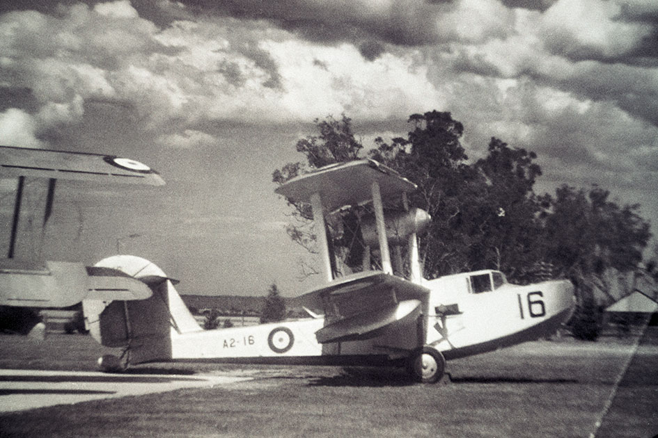 Supermarine Seagull V RAAF A216 at RAAF Richmond NSW at 2AD for repair 1940