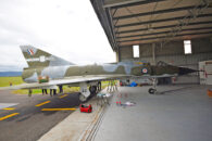 Marcel Dassault Mirage III O F ex RAAF A3-44 undergoing work at Scone NSW by HFC Volunteers