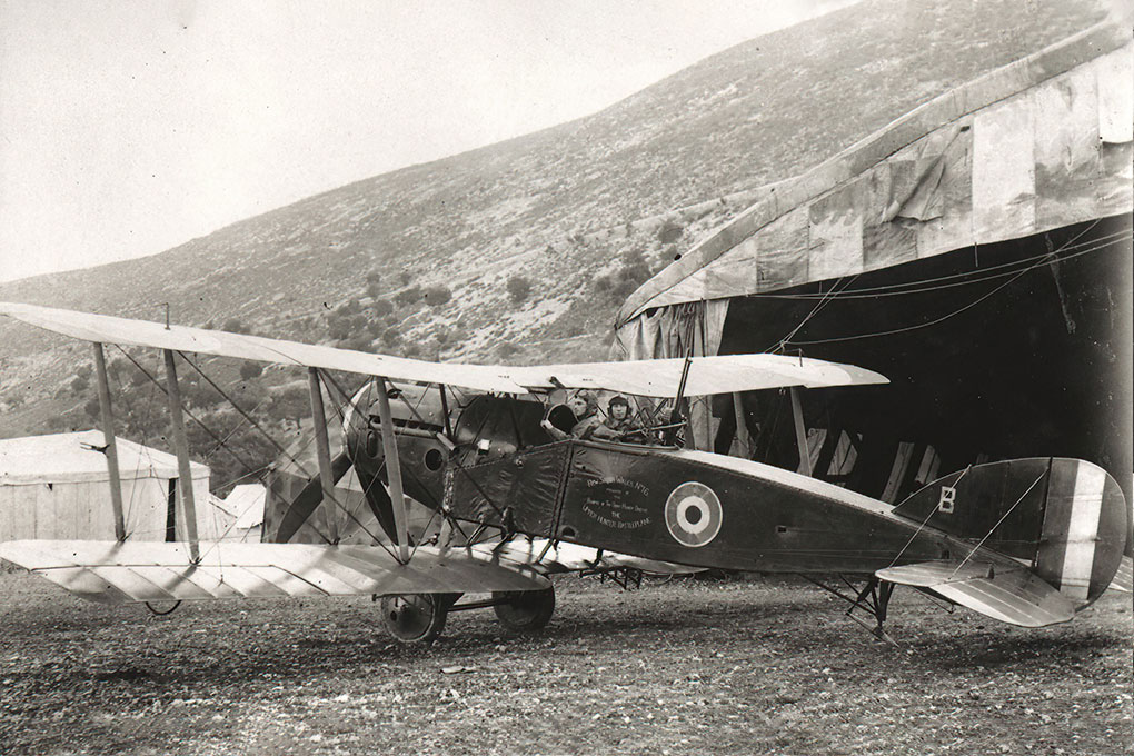 Bristol F2.B Fighter B1223 with 1 Sqn AFC in Palestine 1918 - The Upper Hunter Battleplane