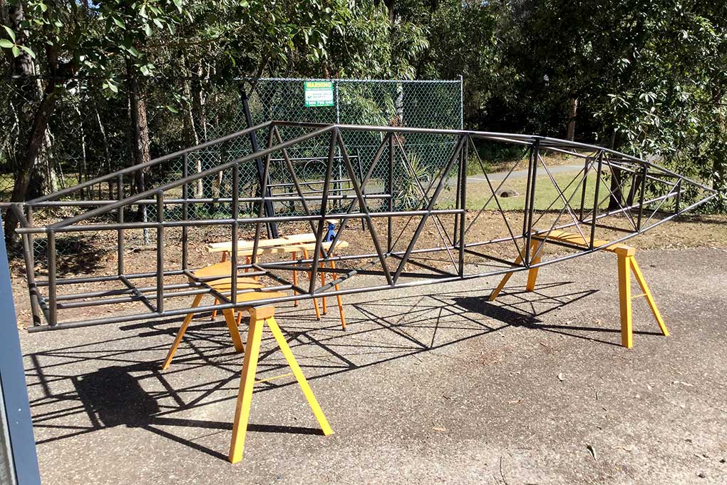 Bristol F2.B Fighter replica B1223 fuselage transported from Phillip Cooper Qld to Scone NSW 2021