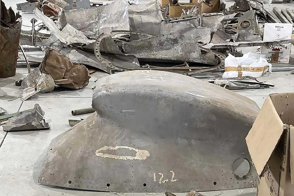 Mk Vc Trop cowling for use in Spitfire rebuilds at VFR Scone NSW July 2022