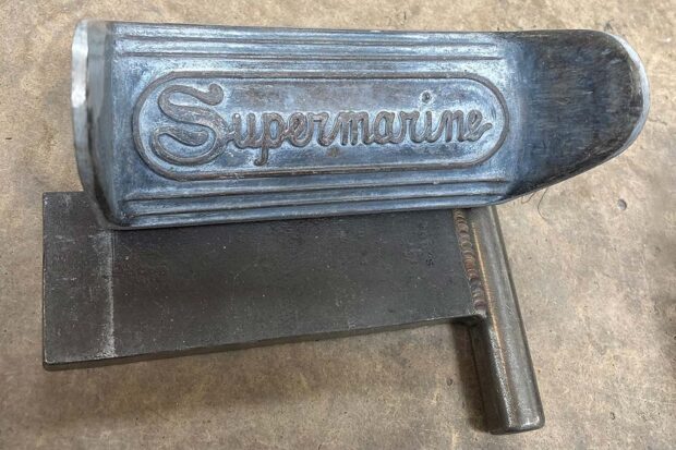 Supermarine Spitfire X4009 original refurbished rudder pedal